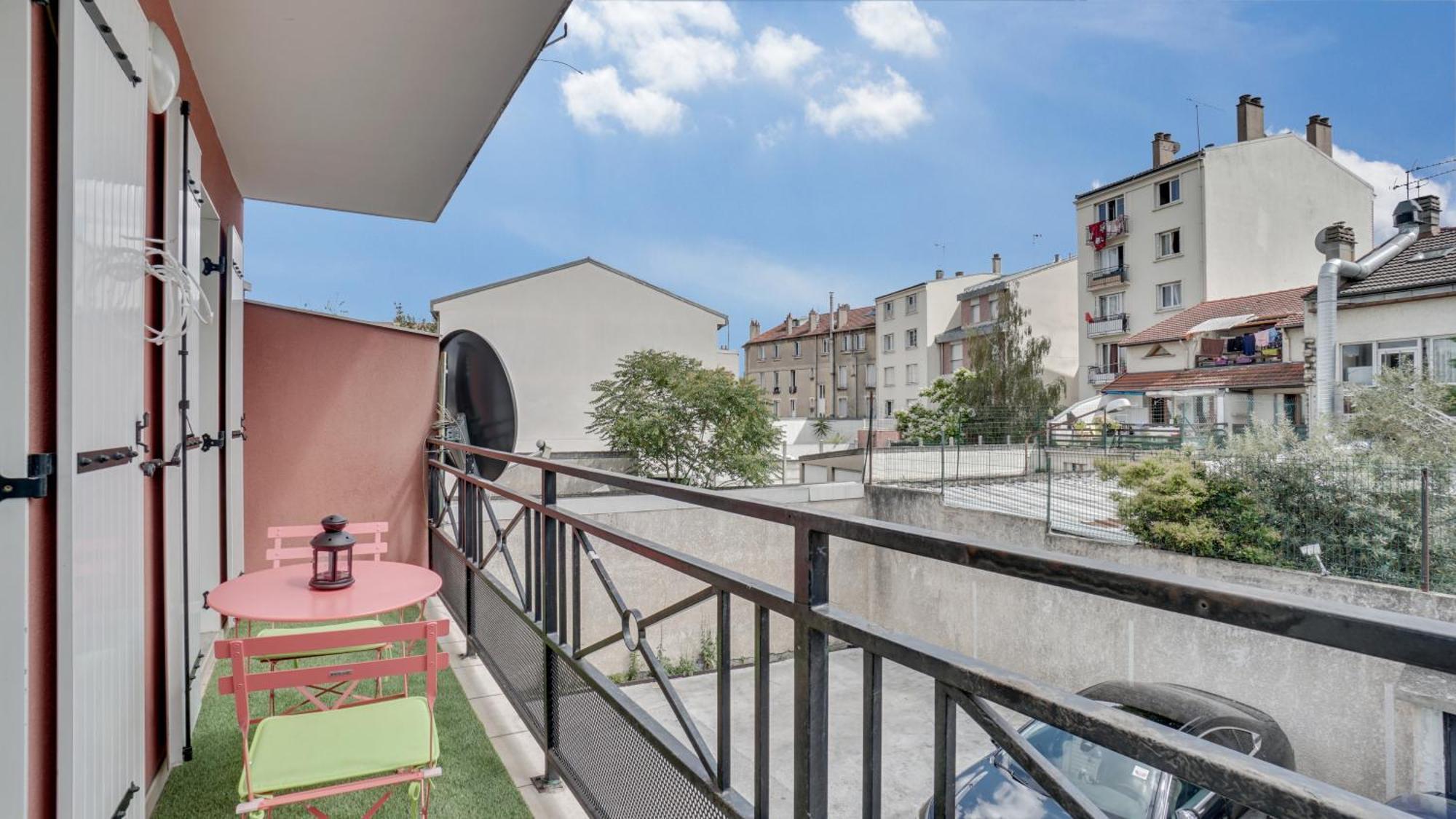 Chic Apart With Parking Near Paris Aubervilliers Bagian luar foto
